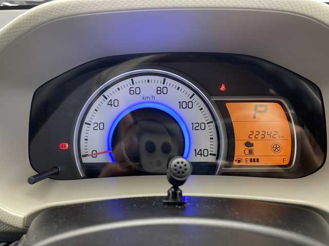 スズキ アルト L 福島県 2021(令3)年 2.3万km シフォンアイボリーM 禁煙車/社外ナビPanasonic　CNR775W【フルセグTV/ DVD/CD/SD/Bluetooth】/スズキセーフティサポート/衝突被害軽減ブレーキ/車線逸脱警報機能/横滑り防止/オートライト/アイドリングストップ　/ビルトインETC/前方ドライブレコーダー/シートヒーター/キーレス/社外13インチアルミホイール