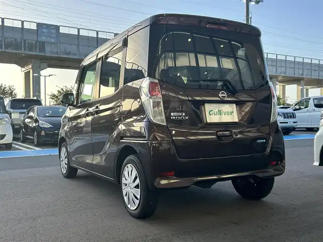 日産 デイズ ルークス X 福井県 2014(平26)年 4.5万km モカブラウンP ７インチ社外ナビ　【CN-S310WD】/CD/DVD/Bluetooth/AM/FM/片側パワースライドドア /ETC/アラウンドビューモニター