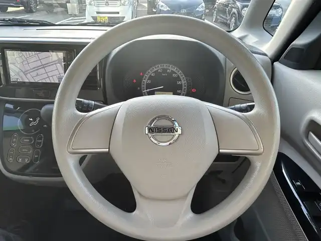 日産 デイズ ルークス X 福井県 2014(平26)年 4.5万km モカブラウンP ７インチ社外ナビ　【CN-S310WD】/CD/DVD/Bluetooth/AM/FM/片側パワースライドドア /ETC/アラウンドビューモニター