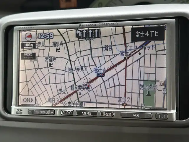 ダイハツ タント L 愛知県 2008(平20)年 10.9万km ヴェネチアンレッドメタリック SDナビ/ワンセグテレビ/ドアバイザー/片側スライドドア/ヘッドライトレベライザー/リモコンキー/保証書/取扱説明書