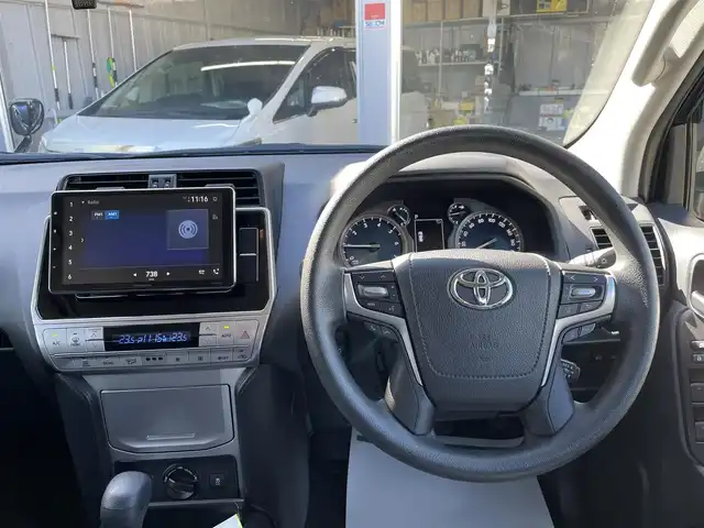 トヨタ ランドクルーザー プラド TX 石川県 2022(令4)年 3.5万km 黒 4WD/社外ディスプレイオーディオ/バックカメラ/LEDヘッドライト/モデリスタエアロ/純正アルミホイール/ルーフレール/トヨタセーフティセンス/レーダークルーズ/スマートキー/プッシュスタート/電動ミラー/保証書