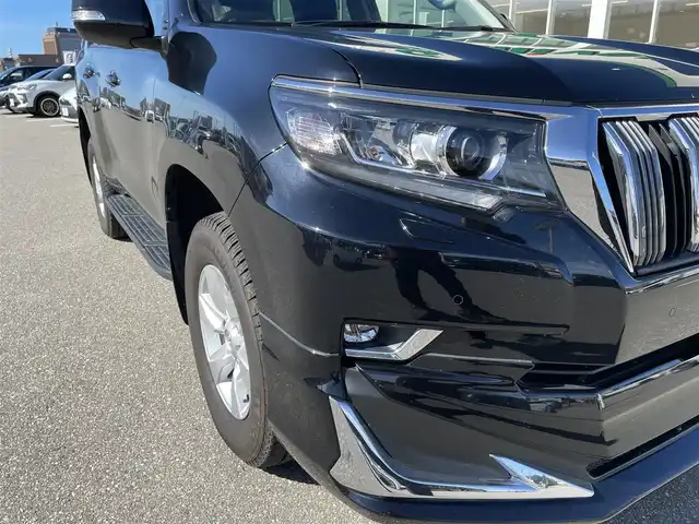 トヨタ ランドクルーザー プラド TX 石川県 2022(令4)年 3.5万km 黒 4WD/社外ディスプレイオーディオ/バックカメラ/LEDヘッドライト/モデリスタエアロ/純正アルミホイール/ルーフレール/トヨタセーフティセンス/レーダークルーズ/スマートキー/プッシュスタート/電動ミラー/保証書