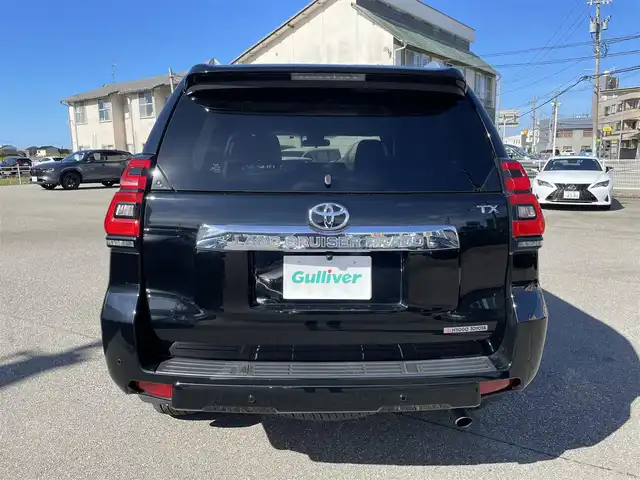 トヨタ ランドクルーザー プラド TX 石川県 2022(令4)年 3.5万km 黒 4WD/社外ディスプレイオーディオ/バックカメラ/LEDヘッドライト/モデリスタエアロ/純正アルミホイール/ルーフレール/トヨタセーフティセンス/レーダークルーズ/スマートキー/プッシュスタート/電動ミラー/保証書
