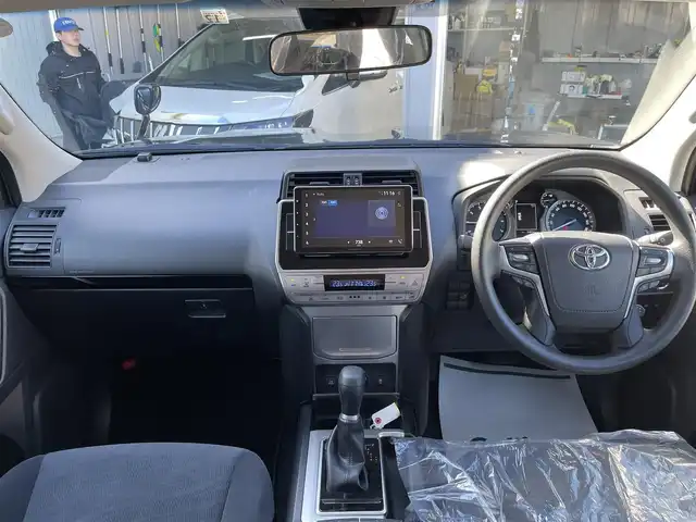トヨタ ランドクルーザー プラド TX 石川県 2022(令4)年 3.5万km 黒 4WD/社外ディスプレイオーディオ/バックカメラ/LEDヘッドライト/モデリスタエアロ/純正アルミホイール/ルーフレール/トヨタセーフティセンス/レーダークルーズ/スマートキー/プッシュスタート/電動ミラー/保証書