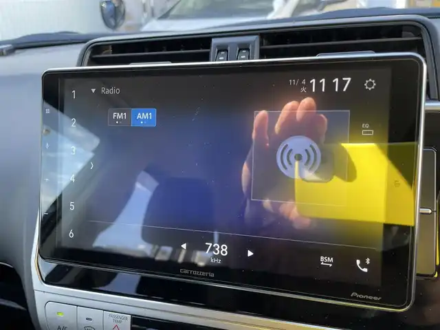 トヨタ ランドクルーザー プラド TX 石川県 2022(令4)年 3.5万km 黒 4WD/社外ディスプレイオーディオ/バックカメラ/LEDヘッドライト/モデリスタエアロ/純正アルミホイール/ルーフレール/トヨタセーフティセンス/レーダークルーズ/スマートキー/プッシュスタート/電動ミラー/保証書