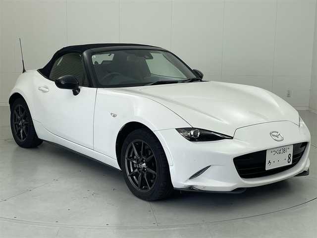 マツダ ロードスター S スペシャルパッケージ 茨城県 2017(平29)年 5.8万km クリスタルホワイトパールマイカ スマートキー/スペアキー/純正ナビ/バックカメラ/フルセグテレビ/ビルトインETC