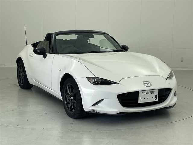 マツダ ロードスター S スペシャルパッケージ 茨城県 2017(平29)年 5.8万km クリスタルホワイトパールマイカ スマートキー/スペアキー/純正ナビ/バックカメラ/フルセグテレビ/ビルトインETC