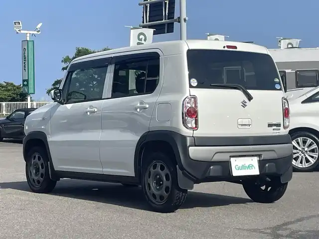 スズキ ハスラー G 宮崎県 2019(令1)年 4万km ピュアホワイトP ワンオーナー/社外オーディオ/　AM FM BT/運転席助手席シートヒーター/スマートキー/プッシュスタート/オートエアコン/盗難防止装置/取説/保証書