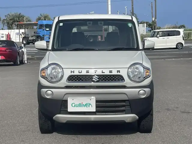 スズキ ハスラー G 宮崎県 2019(令1)年 4万km ピュアホワイトP ワンオーナー/社外オーディオ/　AM FM BT/運転席助手席シートヒーター/スマートキー/プッシュスタート/オートエアコン/盗難防止装置/取説/保証書