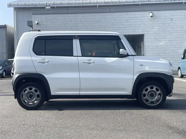 スズキ ハスラー G 宮崎県 2019(令1)年 4万km ピュアホワイトP ワンオーナー/社外オーディオ/　AM FM BT/運転席助手席シートヒーター/スマートキー/プッシュスタート/オートエアコン/盗難防止装置/取説/保証書