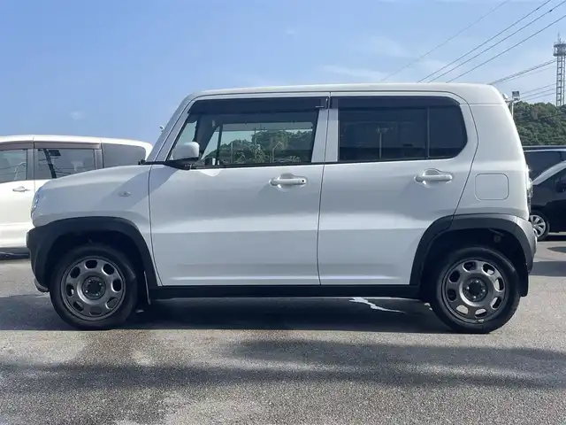 スズキ ハスラー G 宮崎県 2019(令1)年 4万km ピュアホワイトP ワンオーナー/社外オーディオ/　AM FM BT/運転席助手席シートヒーター/スマートキー/プッシュスタート/オートエアコン/盗難防止装置/取説/保証書