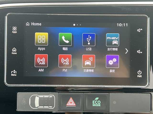三菱 アウトランダー ＰＨＥＶ G ナビパッケージ 茨城県 2017(平29)年 2.6万km シルキーホワイト ディスプレイオーディオ/全方位カメラ/コーナーセンサー/クルーズコントロール/LEDオートライト/ハーフレザー/シートヒーター/パワーシート/ステアリングヒーター/1500wAC/純正18インチアルミホイール/純正フロアマット/パドルシフト/ETC/スマートキー
