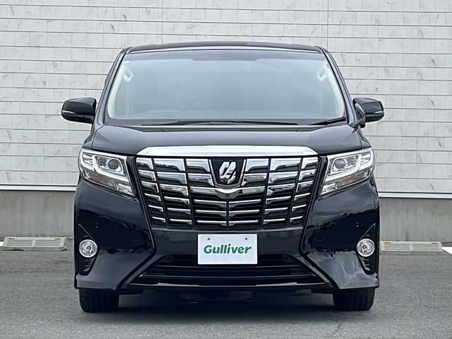 トヨタ アルファード X 山形県 2018(平30)年 8.5万km ブラック 4WD/Alpine11インチSDナビ/Alpine13インチフリップダウンモニター/Toyota Safety Sense第二世代/・プリクラッシュセーフティ/・レーダークルーズコントロール/・レーントレーシングアシスト/・ロードサインアシスト/・アダプティブハイビームシステム/クリアランスソナー/レーンディパーチャーアラート/両側パワースライドドア/バック/サイドカメラ/社外エンジンスターター/フロントワイパーデアイサー/ビルトインETC/革巻きステアリング/ステアリングスイッチ/純正フロアマット/オートライト/LEDヘッドライト/フォグランプ/スマートキー/スペアキー/アイドリングストップ/プッシュスタート/横滑り防止装置/純正20インチAW