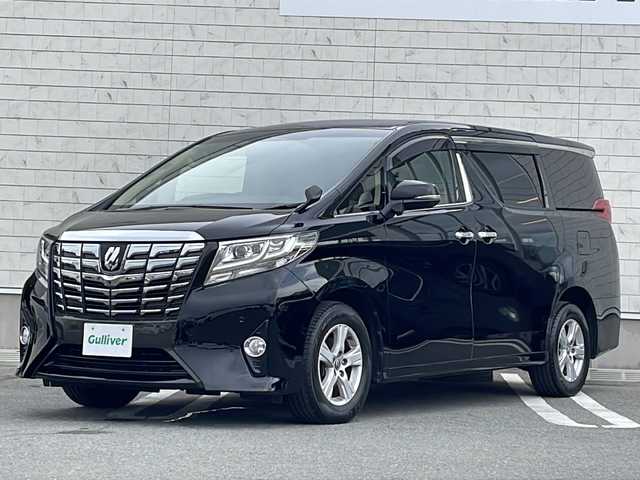 トヨタ アルファード X 山形県 2018(平30)年 8.5万km ブラック 4WD/Alpine11インチSDナビ/Alpine13インチフリップダウンモニター/Toyota Safety Sense第二世代/・プリクラッシュセーフティ/・レーダークルーズコントロール/・レーントレーシングアシスト/・ロードサインアシスト/・アダプティブハイビームシステム/クリアランスソナー/レーンディパーチャーアラート/両側パワースライドドア/バック/サイドカメラ/社外エンジンスターター/フロントワイパーデアイサー/ビルトインETC/革巻きステアリング/ステアリングスイッチ/純正フロアマット/オートライト/LEDヘッドライト/フォグランプ/スマートキー/スペアキー/アイドリングストップ/プッシュスタート/横滑り防止装置/純正20インチAW