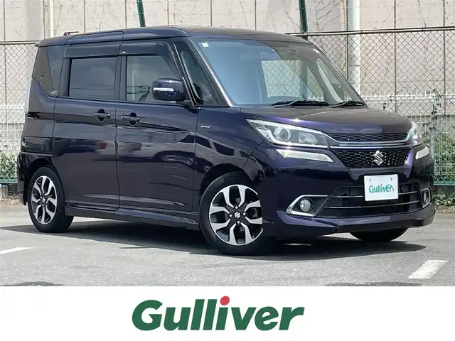 スズキ ソリオ バンディット HV SV 東京都 2018(平30)年 6.9万km ミッドナイトバイオレットメタリック ナビ/バックカメラ/天吊モニター/デュアルカメラブレーキサポート/車線逸脱警報機能/クルーズコントロール/シートヒーター/両側パワースライドドア/ＥＴＣ/ドライブレコーダー/ステアリングスイッチ