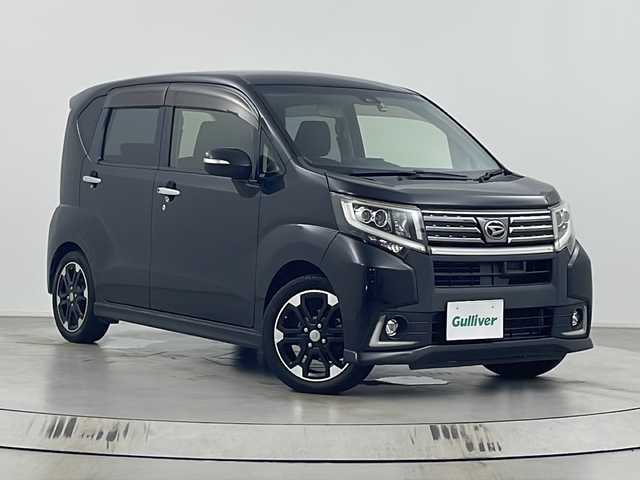 ダイハツ ムーヴ カスタム RS ハイパー SAⅡ 埼玉県 2015(平27)年 6.2万km ブラックマイカメタリック オーディオ/（CD/AM/FM/AUX/USB）/純正アルミホイール/純正フロアマット/社外ドラレコ/ETC/LEDライト