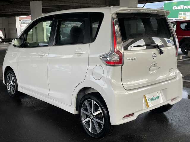 日産 デイズ ハイウェイスターG ターボ 茨城県 2018(平30)年 1.5万km ホワイトパール 純正ナビ/フルセグTV/全方位カメラ/クルーズコントロール/プッシュスタート/衝突軽減ブレーキ/純正フロアマット/純正アルミホイール