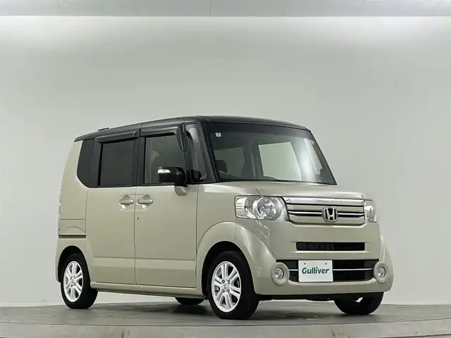 ホンダ Ｎ ＢＯＸ 2トーン G Lパッケージ 兵庫県 2016(平28)年 5.7万km プレミアムアイボリーパール2トーン ナビ Bluetooth バックカメラ 前後ドライブレコーダー 片側パワースライド オートライト スペアキー チップアップシート スマートキー アイドリングストップ ビルトインETC ベンチシート