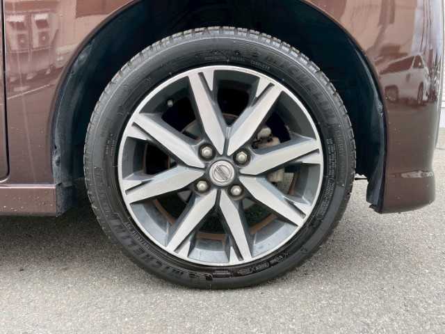 日産 デイズ ルークス ハイウェイスター Gターボ 岩手県 2017(平29)年 10.5万km モカブラウンP スペアキー/純正SDナビ　/フルセグ　/横滑り防止/アラウンドビューモニター　/エマージェンシーブレーキ　/クルーズコントロール　/両側パワースライドドア　/オートマチックハイビーム　/前方ドラレコ　/ＥＴＣ　/スマートキー　/フリップダウンモニター　/シートカバー