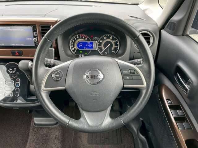 日産 デイズ ルークス ハイウェイスター Gターボ 岩手県 2017(平29)年 10.5万km モカブラウンP スペアキー/純正SDナビ　/フルセグ　/横滑り防止/アラウンドビューモニター　/エマージェンシーブレーキ　/クルーズコントロール　/両側パワースライドドア　/オートマチックハイビーム　/前方ドラレコ　/ＥＴＣ　/スマートキー　/フリップダウンモニター　/シートカバー