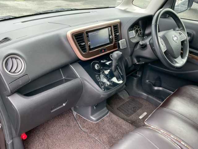 日産 デイズ ルークス ハイウェイスター Gターボ 岩手県 2017(平29)年 10.5万km モカブラウンP スペアキー/純正SDナビ　/フルセグ　/横滑り防止/アラウンドビューモニター　/エマージェンシーブレーキ　/クルーズコントロール　/両側パワースライドドア　/オートマチックハイビーム　/前方ドラレコ　/ＥＴＣ　/スマートキー　/フリップダウンモニター　/シートカバー