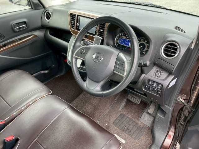 日産 デイズ ルークス ハイウェイスター Gターボ 岩手県 2017(平29)年 10.5万km モカブラウンP スペアキー/純正SDナビ　/フルセグ　/横滑り防止/アラウンドビューモニター　/エマージェンシーブレーキ　/クルーズコントロール　/両側パワースライドドア　/オートマチックハイビーム　/前方ドラレコ　/ＥＴＣ　/スマートキー　/フリップダウンモニター　/シートカバー