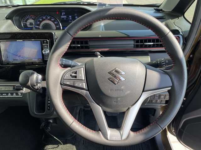 スズキ ワゴンＲ スティングレー HYBRID X 愛知県 2017(平29)年 2.5万km 茶 スズキセーフティサポート/SDナビ/シートヒーター/ヘッドアップディスプレイ/アルミホイール/LEDヘッドライト/レーンキープアシスト/ドライブレコーダー/衝突軽減システム/フルセグ/CD DVD/Bluetooth/ステアリングスイッチ/スマートキー/プッシュスタート