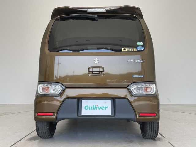 スズキ ワゴンＲ スティングレー HYBRID X 愛知県 2017(平29)年 2.5万km 茶 スズキセーフティサポート/SDナビ/シートヒーター/ヘッドアップディスプレイ/アルミホイール/LEDヘッドライト/レーンキープアシスト/ドライブレコーダー/衝突軽減システム/フルセグ/CD DVD/Bluetooth/ステアリングスイッチ/スマートキー/プッシュスタート