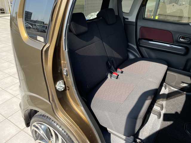 スズキ ワゴンＲ スティングレー HYBRID X 愛知県 2017(平29)年 2.5万km 茶 スズキセーフティサポート/SDナビ/シートヒーター/ヘッドアップディスプレイ/アルミホイール/LEDヘッドライト/レーンキープアシスト/ドライブレコーダー/衝突軽減システム/フルセグ/CD DVD/Bluetooth/ステアリングスイッチ/スマートキー/プッシュスタート