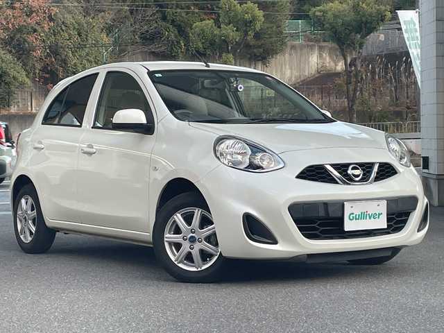 日産 マーチ 12X Vセレクション 大阪府 2015(平27)年 5.1万km ブリリアントホワイトパール /禁煙車//ワンオーナー車//ディーラーオプションSDナビ/・FM・AM・フルセグTV・SD・CD・AUX・USB//バックカメラ//前後ドライブレコーダー//レーダー探知機//プラズマクラスター一体型ルームランプ//スマートキー//プッシュスタート//アイドリングストップ//電動格納ミラー//社外14インチアルミホイール//社外LEDヘッドライトバルブ//保証書//取扱説明書//スペアキー