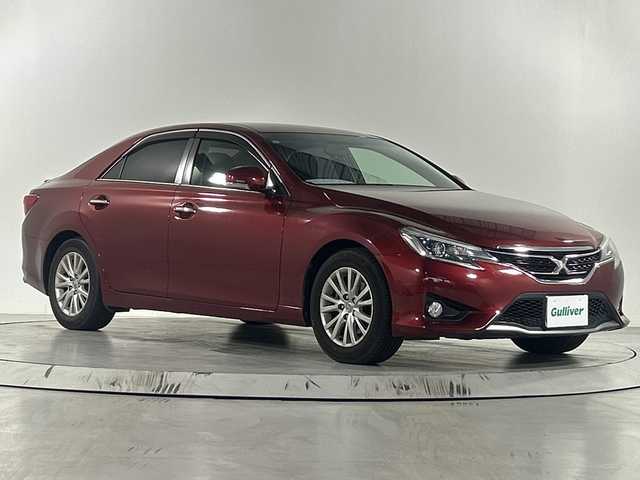 トヨタ マークＸ 250G Sパッケージ 佐賀県 2013(平25)年 9.8万km ダークレッドマイカメタリック 純正7インチナビ/HDD/Bluetooth/フルセグTV/バックカメラ/横滑り防止装置/ビルトインETC/オートライト/HIDヘッドライト/フォグライト/クルーズコントロール/パドルシフト/運転席・助手席パワーシート/ISOFIX対応シート/電動格納ミラー/カーテンエアバック/フロアマット/スマートキー×２