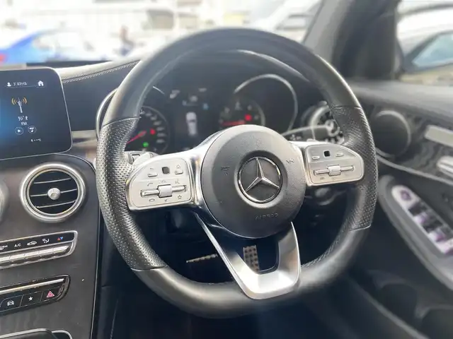 メルセデス・ベンツ ＧＬＣ２２０ d 4マチック AMGライン 栃木県 2020(令2)年 6.2万km ダイヤモンドホワイト ワンオーナー /全方位 /RSP /純正ドラレコ前後  /純正ナビ　/フルセグ　/パワーシート　/全席シートH　/半革　/電動リアゲート /エアサス　/ETC　/LED　/純正19インチAW