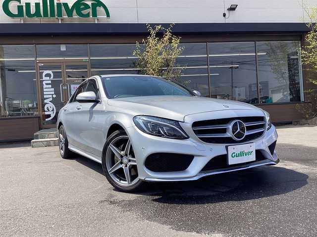 メルセデス・ベンツ Ｃ２００ アバンギャルド AMGライン 宮城県 2015(平27)年 5.6万km イリジウムシルバー フルセグテレビ/バックカメラ/ウィンカーミラー/プッシュスタート/ETC/革シート/電格ミラー/ミラーウィンカー/シートヒーター/ETC/プッシュスタート/パワーステアリング/パワーウィンドウ