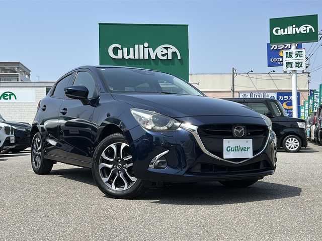 マツダ デミオ XD ツーリング 石川県 2017(平29)年 6.4万km ディープクリスタルブルーマイカ 純正メーカーSDナビ　/（CD/DVD/BT/SD/USB/AUX）/ビルドインETC　/全方位カメラ/シートヒーター/レーダークルーズコントロール　/スペアキー　/ドライブレコーダー　/HUD/純正アルミホイール　/オートライト　
