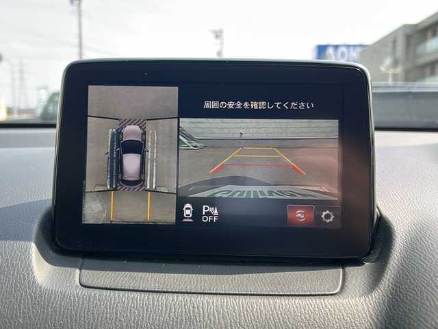 マツダ デミオ XD ツーリング 石川県 2017(平29)年 6.4万km ディープクリスタルブルーマイカ 純正メーカーSDナビ　/（CD/DVD/BT/SD/USB/AUX）/ビルドインETC　/全方位カメラ/シートヒーター/レーダークルーズコントロール　/スペアキー　/ドライブレコーダー　/HUD/純正アルミホイール　/オートライト　