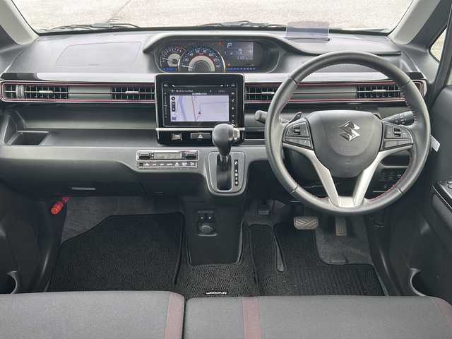 スズキ ワゴンＲ スティングレー HYBRID T 富山県 2017(平29)年 5.1万km ピュアホワイトP ４ＷＤ　/純正ナビ　/全方位カメラ　/衝突被害軽減ブレーキ　/クルーズコントロール　/シートヒーター（Ｄ／Ｎ）　/スペアキー　/ＨＵＤ　/ＵＳＢ入力端子　/ＬＥＤヘッドライト　/純正ドラレコ　/純正ビルトインＥＴＣ/取扱説明書/保証書/ナビ取扱説明書