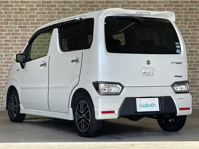 スズキ ワゴンＲ スティングレー HYBRID T 岩手県 2017(平29)年 5.1万km ピュアホワイトP ４ＷＤ　/純正ナビ　/全方位カメラ　/衝突被害軽減ブレーキ　/クルーズコントロール　/シートヒーター（Ｄ／Ｎ）　/スペアキー　/ＨＵＤ　/ＵＳＢ入力端子　/ＬＥＤヘッドライト　/純正ドラレコ　/純正ビルトインＥＴＣ/取扱説明書/保証書/ナビ取扱説明書