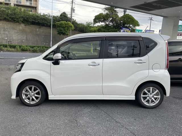 ダイハツ ムーヴ カスタム X SAⅡ 福岡県 2015(平27)年 8.8万km パールホワイトⅢ (株)IDOMが運営する【じしゃロン八幡西店】の自社ローン専用車両になります。こちらは現金またはオートローンご利用時の価格です。自社ローンご希望の方は別途その旨お申付け下さい/衝突軽減システム/スマートキー２本/プッシュスタート/純正メモリナビ /フルセグ/Bluetooth/バックカメラ/ウィンカーミラー/オートライト/ISOFIX