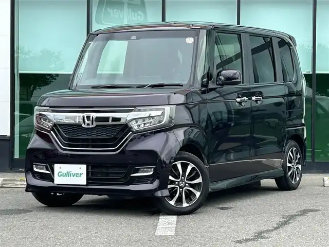 ホンダ Ｎ ＢＯＸ カスタム G L ホンダセンシング 和歌山県 2018(平30)年 9.2万km プレミアムベルベットパープル・パール 社外7インチナビ(AViC-HRZ900)/バックカメラ/フルセグTV/BT/CD/DVD/衝突被害軽減ブレーキ/レーダークルーズコントロール/レーンキープアシスト/後方コーナーセンサー/オートライト/ビルトインETC/片側パワースライド/LEDヘッドライト/フォグランプ/後席ロール式サンシェード/ステアリングリモコン/フロントシーケンシャル