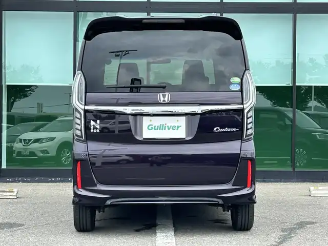 ホンダ Ｎ ＢＯＸ カスタム G L ホンダセンシング 和歌山県 2018(平30)年 9.2万km プレミアムベルベットパープル・パール 社外7インチナビ(AViC-HRZ900)/バックカメラ/フルセグTV/BT/CD/DVD/衝突被害軽減ブレーキ/レーダークルーズコントロール/レーンキープアシスト/後方コーナーセンサー/オートライト/ビルトインETC/片側パワースライド/LEDヘッドライト/フォグランプ/後席ロール式サンシェード/ステアリングリモコン/フロントシーケンシャル