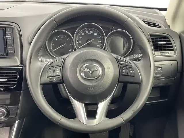 マツダ ＣＸ－５ XD 石川県 2014(平26)年 9.6万km ジェットブラックマイカ ワンオーナー/4WD/純正メモリナビ【CA9K2】/　フルセグTV/Bluetooth/CD/DVD/USB/クルーズコントロール/SCBS(スマートシティブレーキサポート)/RVM(リアビークルモニタリングシステム)/バックモニター/ビルトインETC/アイドリングストップ/純正AWセット夏タイヤ積込/禁煙車