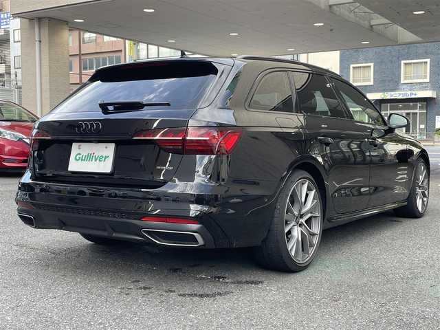 アウディ アウディ Ａ４ アバント 40TDIクワトロ Sライン 神奈川県 2023(令5)年 2.6万km ミトスブラックメタリック ワンオーナー/パノラマサンルーフ/Sライン/クルーズコントロール/ETC2.0/ハーフレザー/純正ナビ/プッシュスタート/純正ドラレコ/運転席／助手席パワーシート/純正19AW
