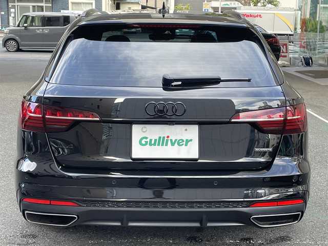 アウディ アウディ Ａ４ アバント 40TDIクワトロ Sライン 神奈川県 2023(令5)年 2.6万km ミトスブラックメタリック ワンオーナー/パノラマサンルーフ/Sライン/クルーズコントロール/ETC2.0/ハーフレザー/純正ナビ/プッシュスタート/純正ドラレコ/運転席／助手席パワーシート/純正19AW