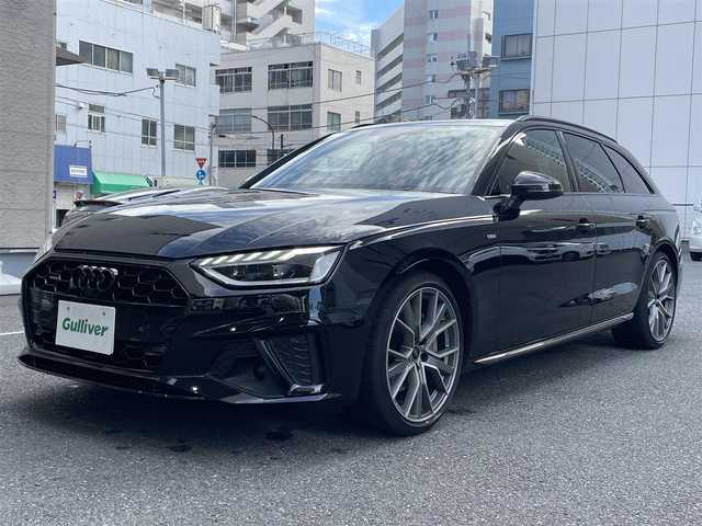 アウディ アウディ Ａ４ アバント 40TDIクワトロ Sライン 神奈川県 2023(令5)年 2.6万km ミトスブラックメタリック ワンオーナー/パノラマサンルーフ/Sライン/クルーズコントロール/ETC2.0/ハーフレザー/純正ナビ/プッシュスタート/純正ドラレコ/運転席／助手席パワーシート/純正19AW