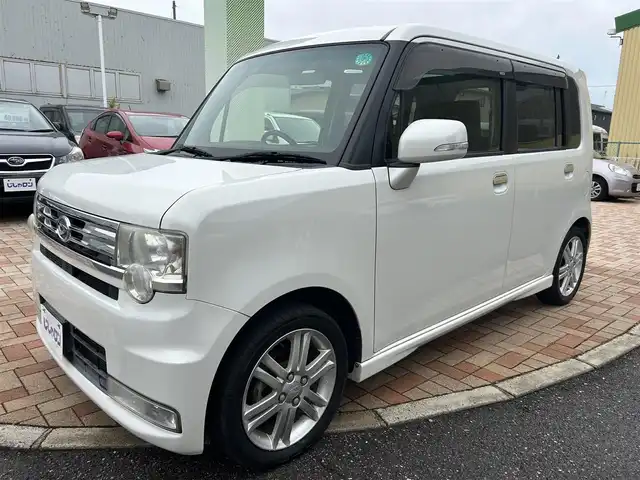 ダイハツ ムーヴ コンテ カスタム RS 新潟県 2015(平27)年 10.8万km パールホワイトⅢ (株)IDOMが運営する【じしゃロン新潟店】の自社ローン対象車両になります。こちらは現金ご利用時の価格です。自社ローンご希望の方は別途その旨お申付け下さい。/スマートキー/社外CDオーディオ/純正AW/ウインカーミラー/本革巻きステアリング/純正キセノンヘッドランプ