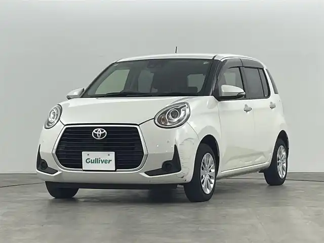 トヨタ パッソ モーダ 福島県 2019(令1)年 7.4万km パールホワイトⅢ トヨタセーフティセンス/・プリクラッシュセーフティ/・衝突被害軽減ブレーキ/・盗難防止装置/・車線逸脱警報装置/・コーナーセンサー/・オートマチックハイビーム/・スマートアシスト/純正7インチナビ/・型番：NSCN-W68/・フルセグTV/BT/AUX/AM/FM/・ドライブレコーダー/・ETC/・バックカメラ/ステアリングスイッチ/ベンチシート/プッシュスタート/・スマートキー/アイドリングストップ/LEDヘッドライト/・オートライト/電動格納ミラー/・ウィンカーミラー/純正フロアマット/ドアバイザー