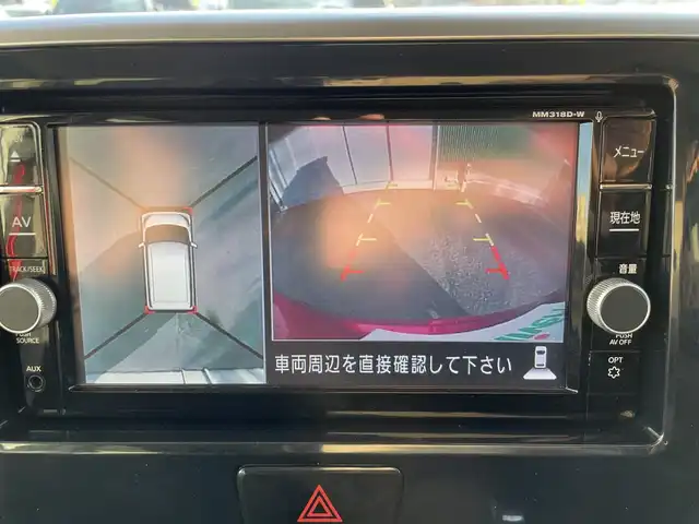 日産 デイズ ルークス ハイウェイスター Xターボ 福岡県 2020(令2)年 6万km スパークリングレッドM 純正ナビ(フルセグTV・CD・DVD・FM・AM・BT)/全方位カメラ/ETC/プッシュスタート/コーナーセンサー前後/片側パワースライドドア/スマートキー/純正フロアマット