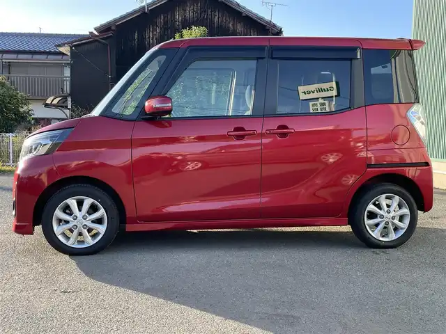 日産 デイズ ルークス ハイウェイスター Xターボ 福岡県 2020(令2)年 6万km スパークリングレッドM 純正ナビ(フルセグTV・CD・DVD・FM・AM・BT)/全方位カメラ/ETC/プッシュスタート/コーナーセンサー前後/片側パワースライドドア/スマートキー/純正フロアマット