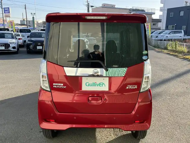 日産 デイズ ルークス ハイウェイスター Xターボ 福岡県 2020(令2)年 6万km スパークリングレッドM 純正ナビ(フルセグTV・CD・DVD・FM・AM・BT)/全方位カメラ/ETC/プッシュスタート/コーナーセンサー前後/片側パワースライドドア/スマートキー/純正フロアマット