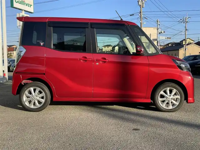 日産 デイズ ルークス ハイウェイスター Xターボ 福岡県 2020(令2)年 6万km スパークリングレッドM 純正ナビ(フルセグTV・CD・DVD・FM・AM・BT)/全方位カメラ/ETC/プッシュスタート/コーナーセンサー前後/片側パワースライドドア/スマートキー/純正フロアマット